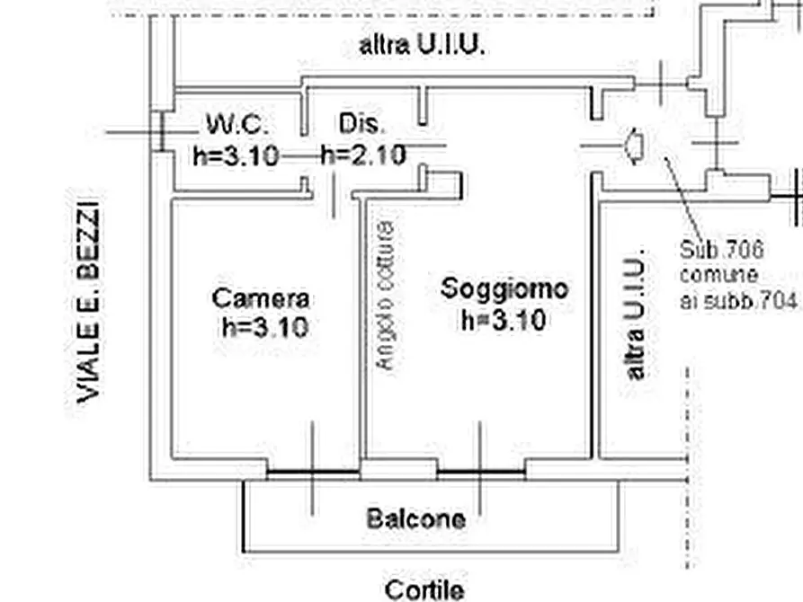 Immagine 13 di Appartamento in vendita  in Via giuseppe frua a Milano