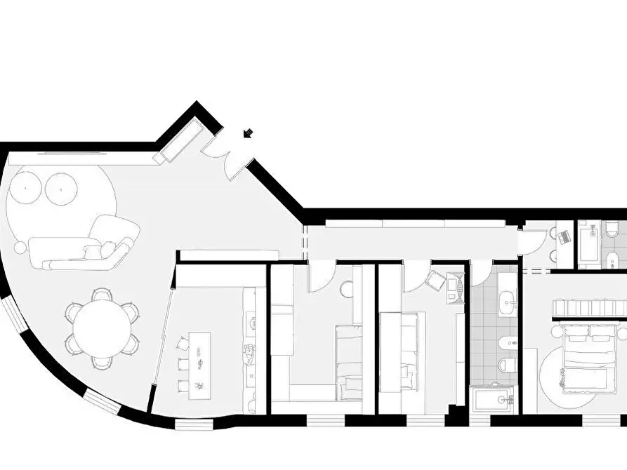 Immagine 18 di Appartamento in vendita  in Via george washington a Milano