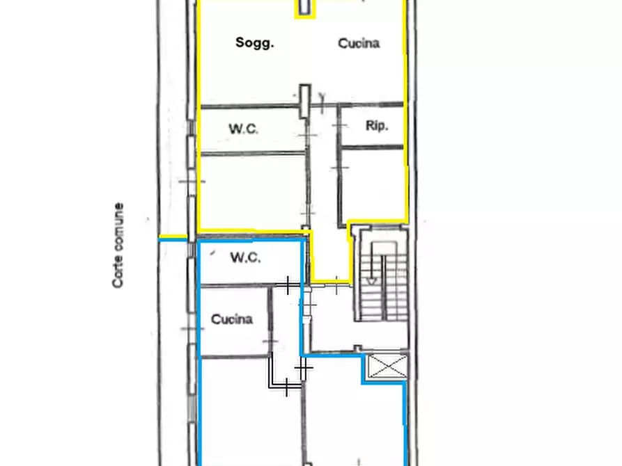 Immagine 40 di Palazzo in vendita  in Via Conte Federico, 178/F a Palermo