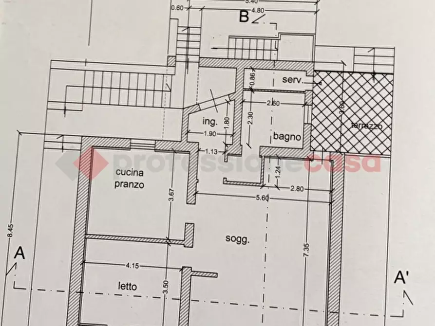 Immagine 12 di Appartamento in vendita  in Via Croce, 4 a Torre Cajetani