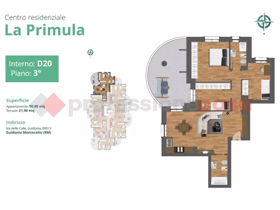 Immagine 47 di Appartamento in vendita  in Via Delle Calle, 17 a Guidonia Montecelio