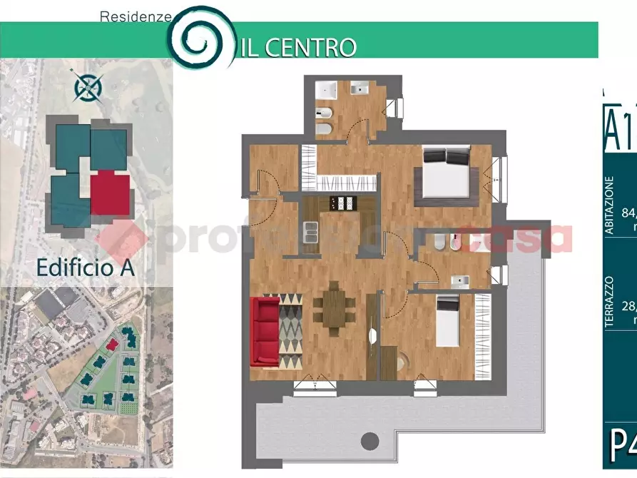 Immagine 5 di Appartamento in vendita  in Via Delle Calle, snc a Guidonia Montecelio