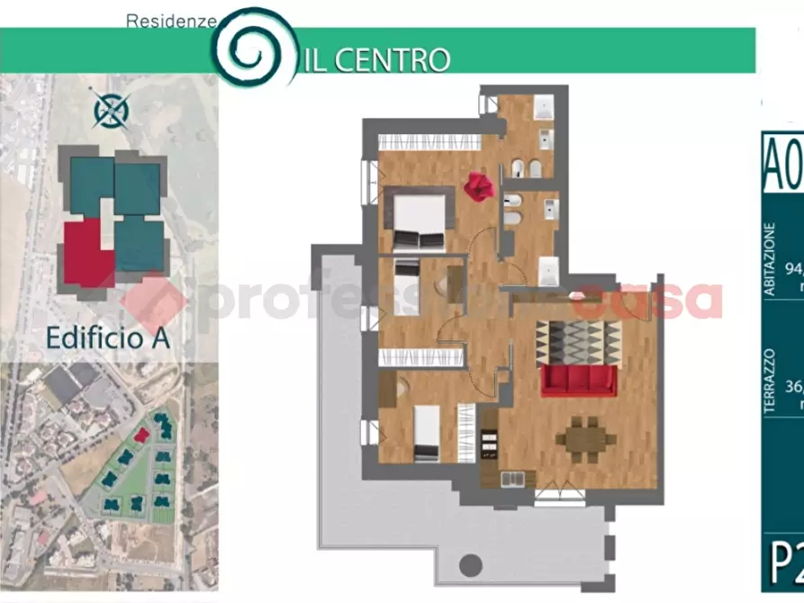 Immagine 8 di Appartamento in vendita  in Via Delle Calle, snc a Guidonia Montecelio