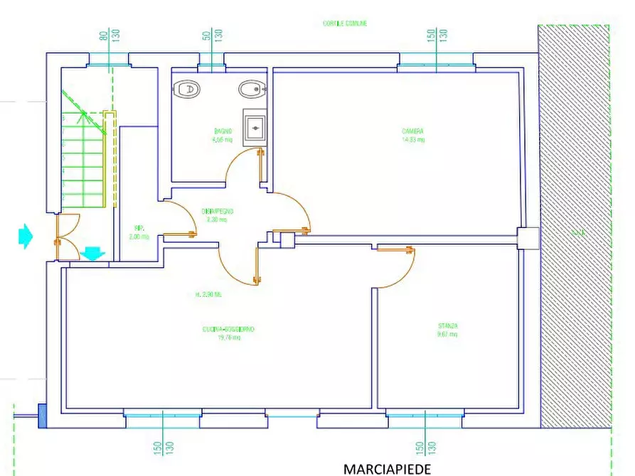 Immagine 9 di Appartamento in vendita  in Via Roma, 1 a Castelcovati