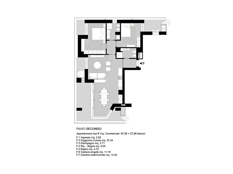 Immagine 23 di Appartamento in vendita  in Via F. Baracca, 1 a Gabicce Mare