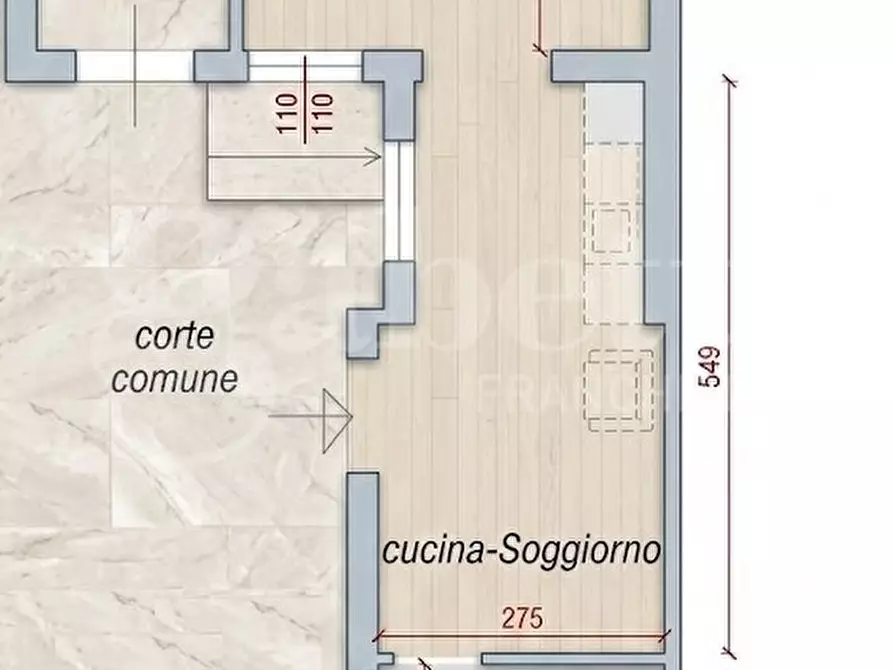 Immagine 7 di Appartamento in vendita  in Via SOTTOMARINA- STRADA SAN MARCO, 00 a Chioggia