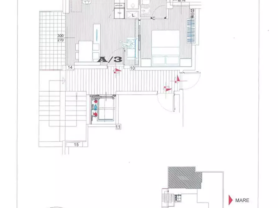 Immagine 3 di Appartamento in vendita  in Via Cesare Battisti, snc a Tortoreto