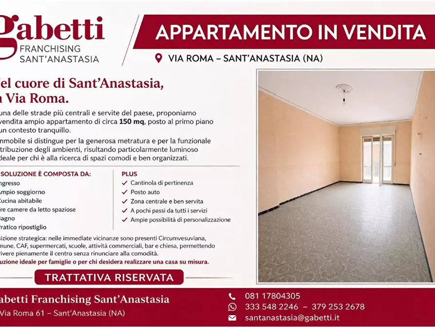 Immagine 19 di Appartamento in vendita  in Via Roma, snc a Sant'anastasia