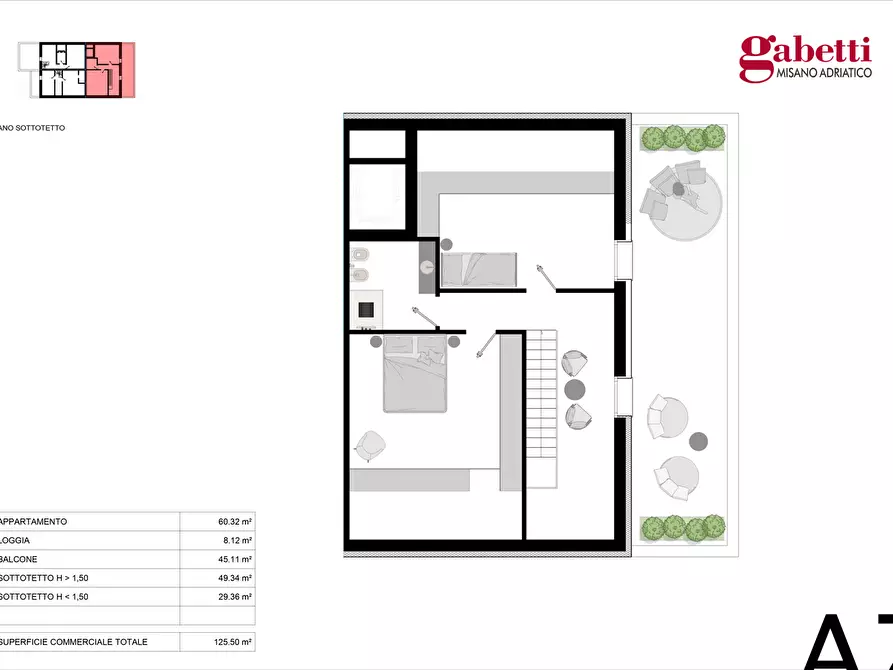 Immagine 13 di Appartamento in vendita  in Via Grossi, snc a Misano Adriatico