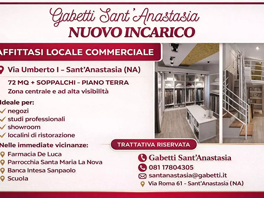 Immagine 6 di Attività commerciale in affitto  in Via Umberto I, snc a Sant'anastasia