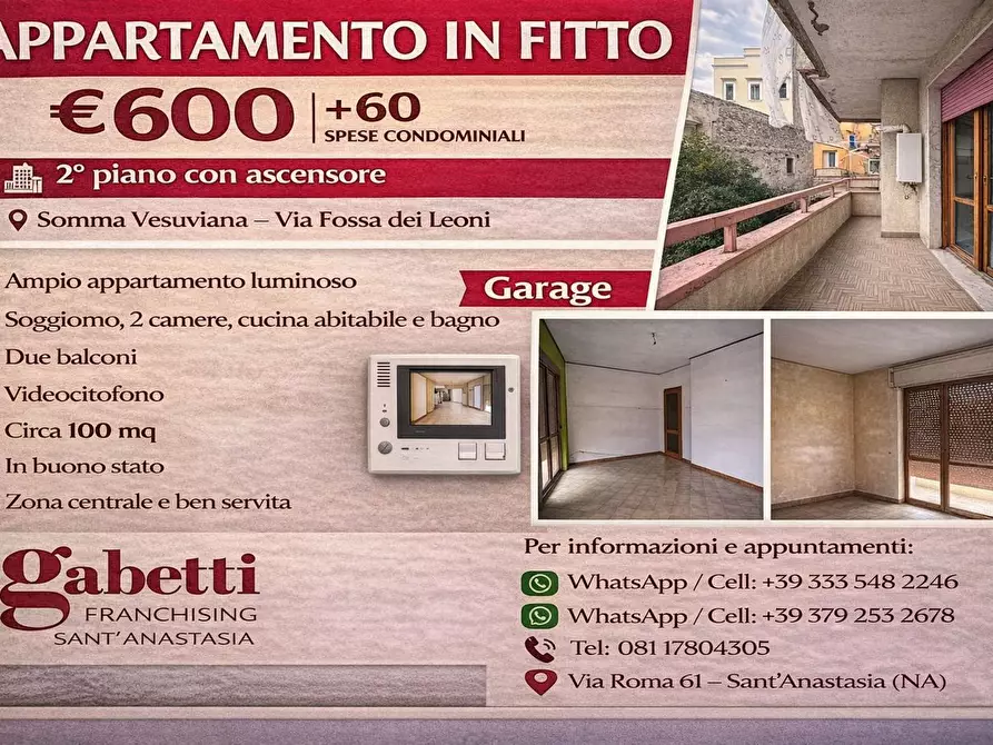 Immagine 21 di Appartamento in affitto  in Via Fossa Dei Leoni, 6 a Somma Vesuviana