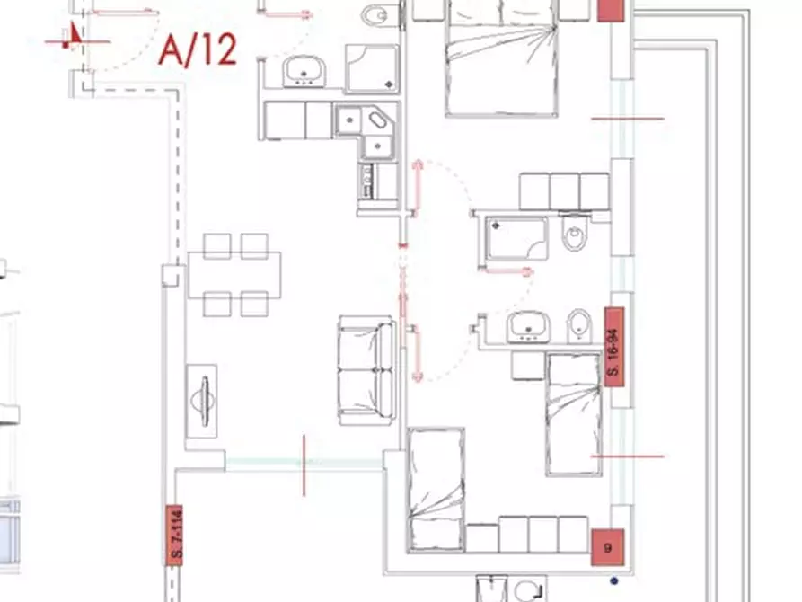 Immagine 19 di Appartamento in vendita  in Via Giovanni XXIII, 50 a Tortoreto
