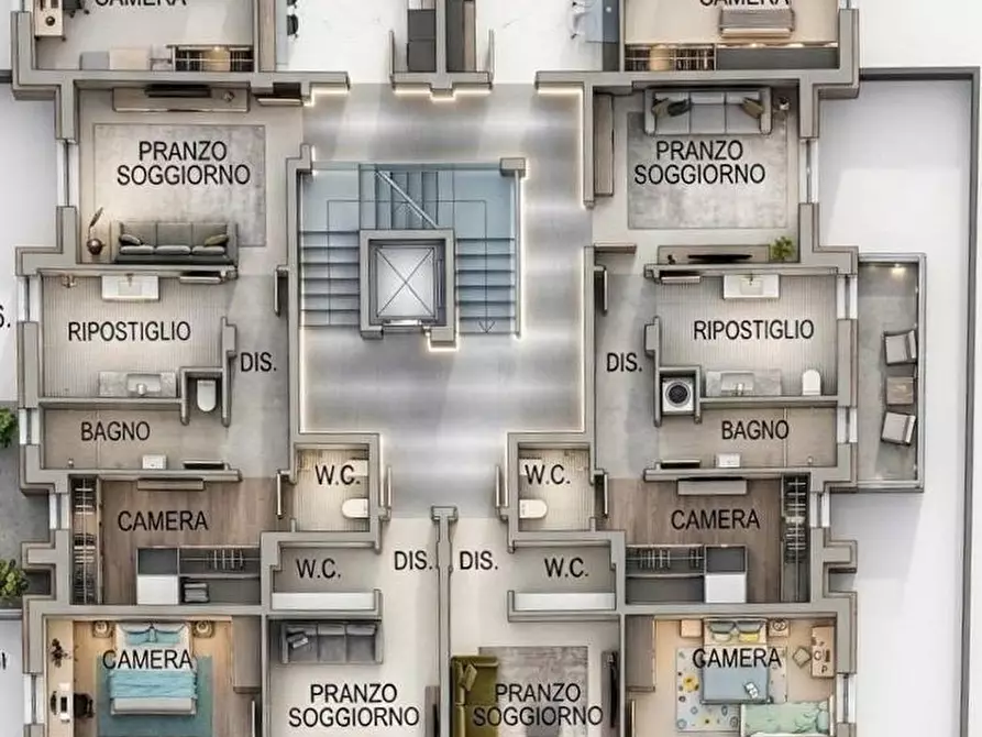Immagine 22 di Appartamento in vendita  in Via Raffaello Sanzio, snc a Tortoreto
