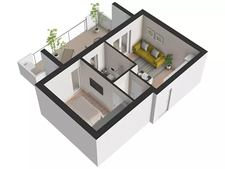 Immagine 5 di Appartamento in vendita  in Via Paolo Borsellino, 5 a Tortoreto