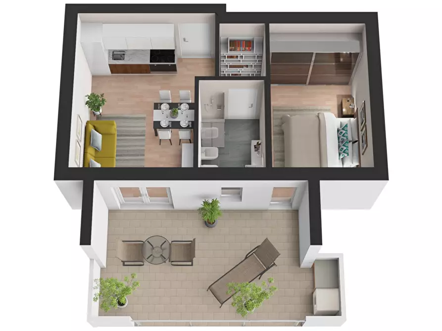 Immagine 4 di Appartamento in vendita  in Via Paolo Borsellino, 5 a Tortoreto