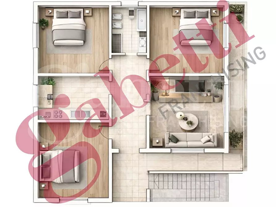 Immagine 18 di Appartamento in vendita  in Via SANT'ANNA - VIA ROMEA VECCHIA, 00 a Chioggia