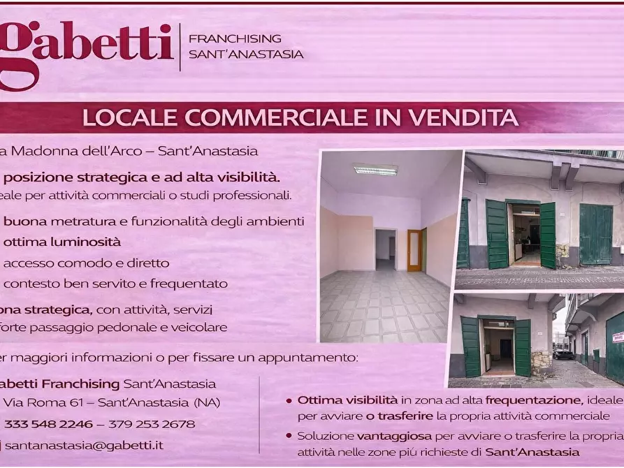 Immagine 4 di Negozio in vendita  in Via Madonna Dell'Arco, snc a Sant'anastasia