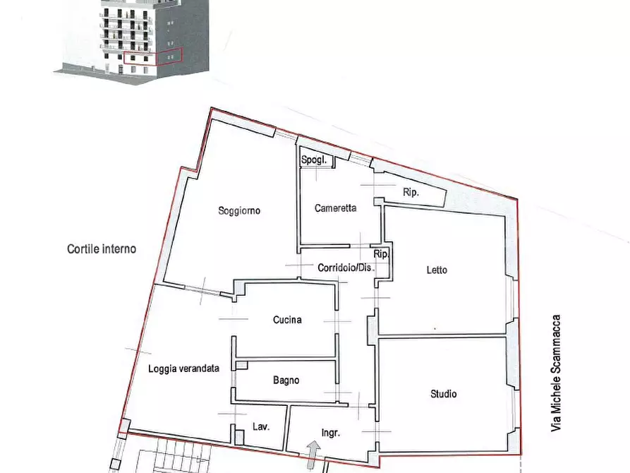 Immagine 19 di Appartamento in vendita  in Via Appartamento Via NicolÃ² Giannotta, 7 a Catania