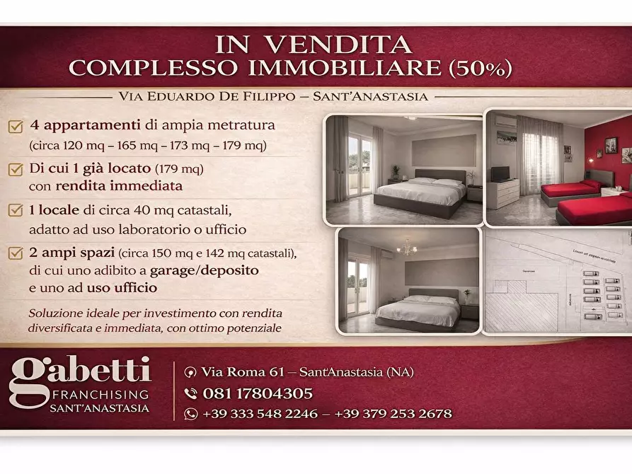 Immagine 1 di Palazzo in vendita  in Via Eduardo De Filippo, snc a Sant'anastasia