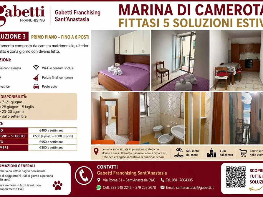 Immagine 4 di Appartamento in affitto  in Via Marina Di Camerota, SNC a Camerota
