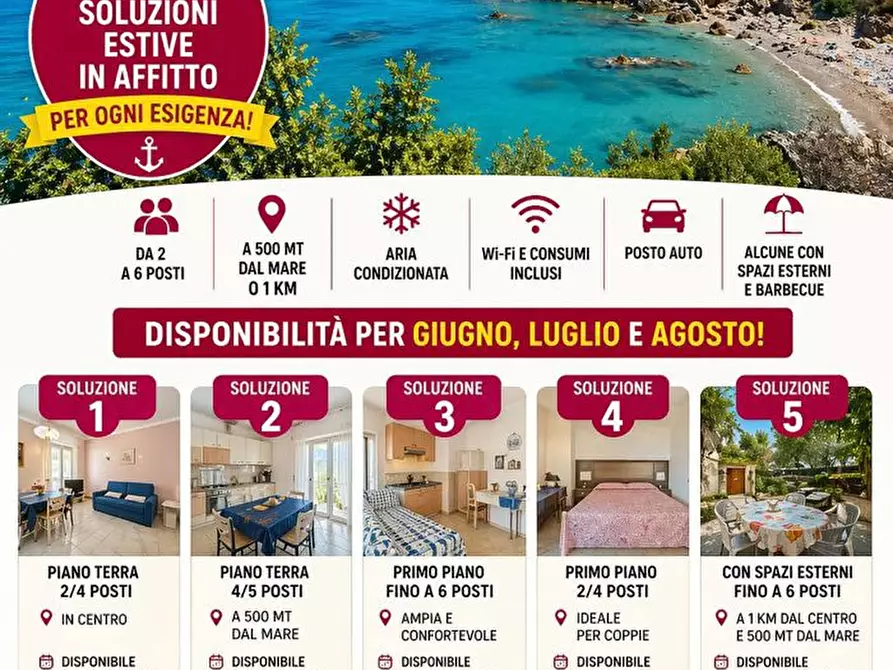 Immagine 1 di Appartamento in affitto  in Via Marina Di Camerota, SNC a Camerota