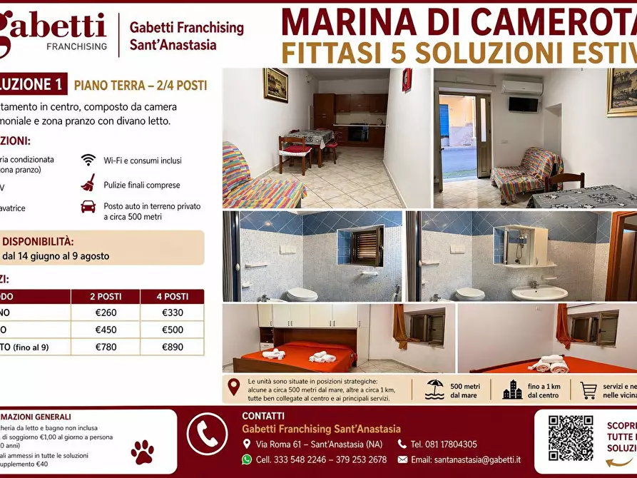 Immagine 2 di Appartamento in affitto  in Via Marina Di Camerota, SNC a Camerota