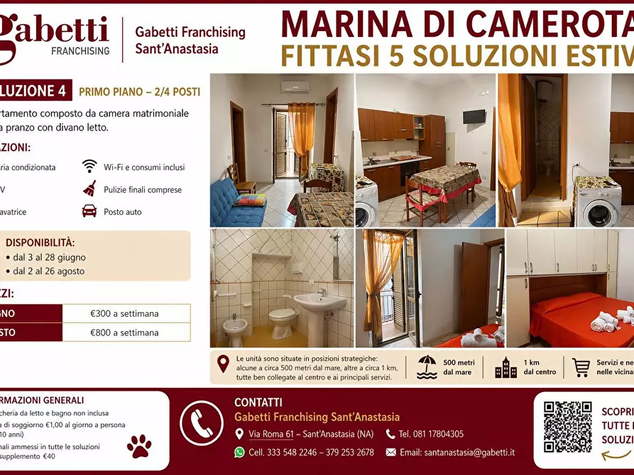 Immagine 5 di Appartamento in affitto  in Via Marina Di Camerota, SNC a Camerota