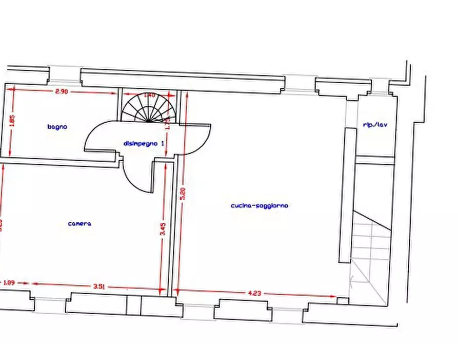 Immagine 19 di Loft/Open space in vendita  in Via Marconi, 1 a Castelcovati
