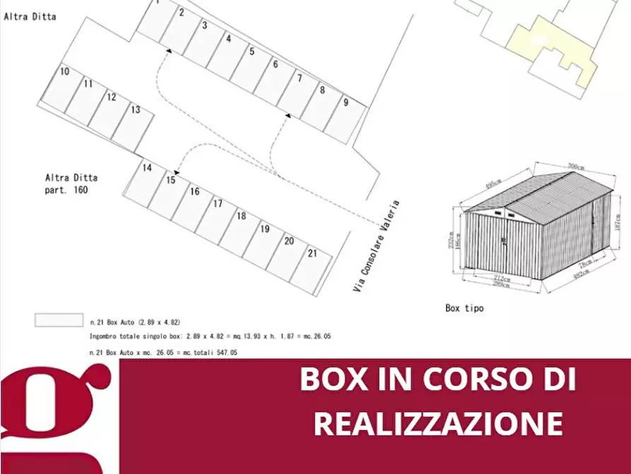 Immagine 1 di Box auto in vendita  in Via consolare valeria, 25 a Messina