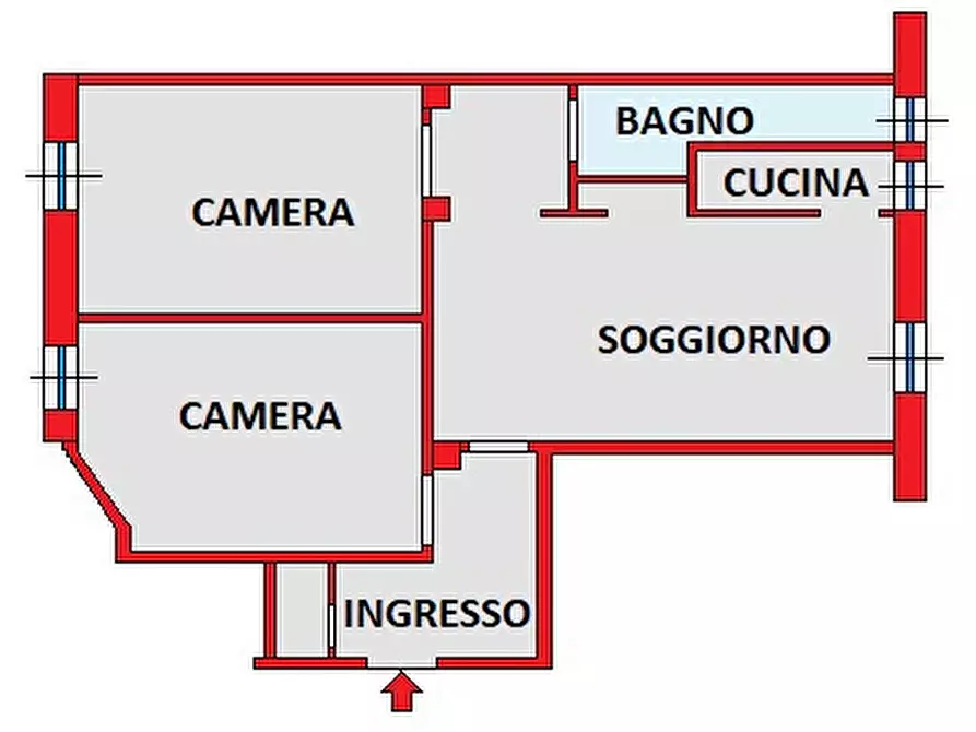 Immagine 2 di Appartamento in vendita  in Via DELLE FORZE ARMATE, 41 a Milano