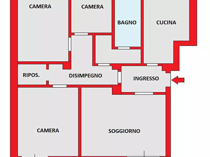 Immagine 40 di Appartamento in vendita  in Viale SUZZANI, 284 a Milano