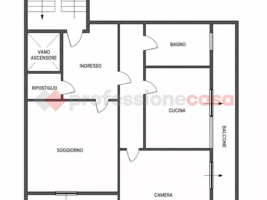 Immagine 4 di Appartamento in vendita  in Via po', 24 a Siracusa