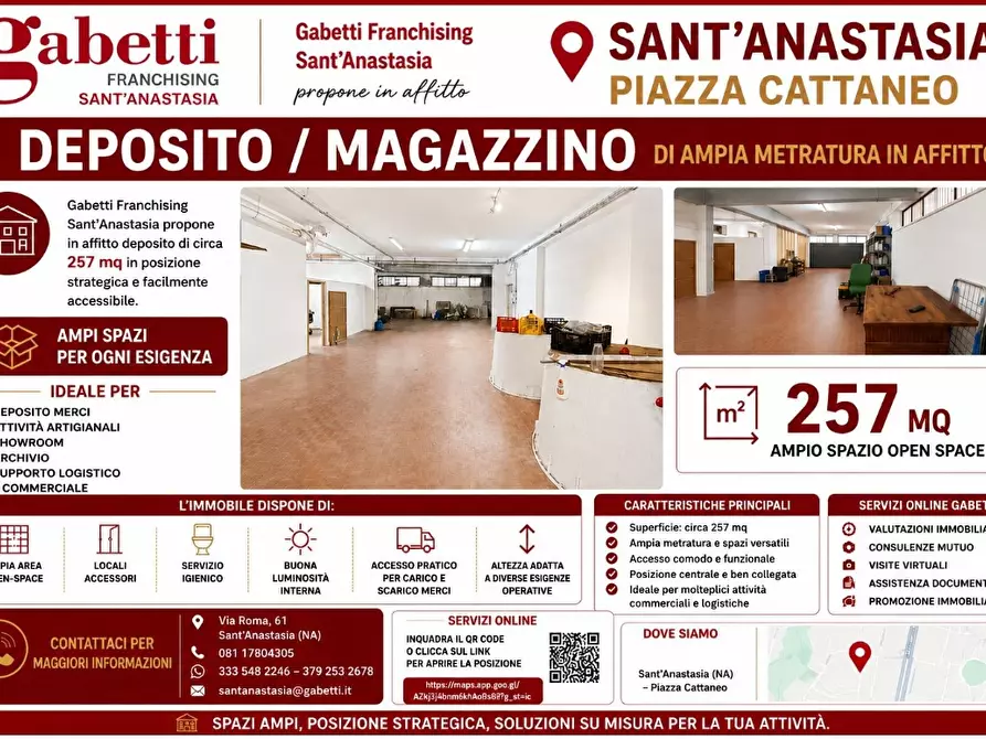 Immagine 12 di Magazzino in affitto  in Piazza Carlo Cattaneo, 18 a Sant'anastasia