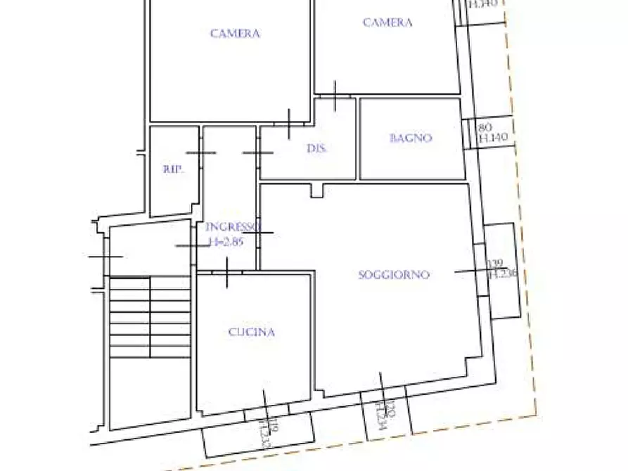 Immagine 26 di Appartamento in vendita  in Via C. COLOMBO, 34 a Castelfidardo