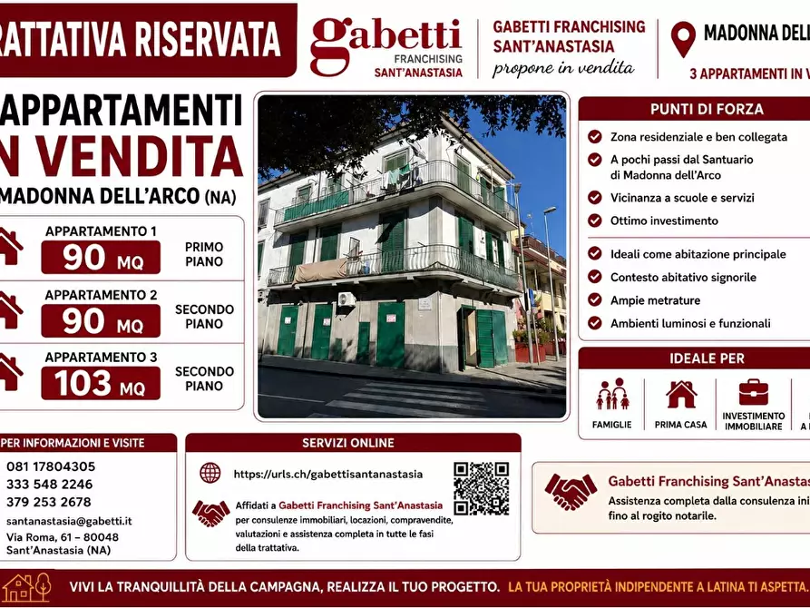 Immagine 1 di Appartamento in vendita  in Via Madonna Dell'Arco, snc a Sant'anastasia