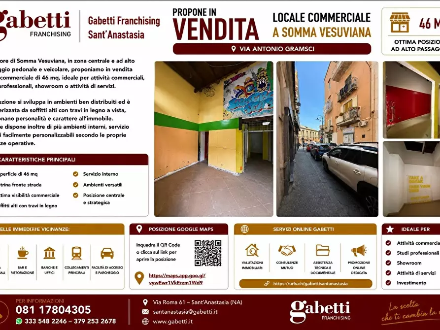 Immagine 14 di Negozio in vendita  in Via Antonio Gramsci, 5 a Somma Vesuviana