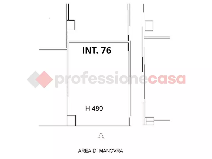 Immagine 5 di Box auto in vendita  in Via Cherso, 26 a Roma