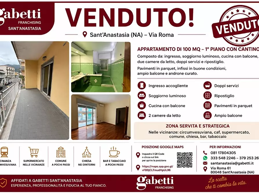 Immagine 1 di Appartamento in vendita  in Via Roma, snc a Sant'anastasia