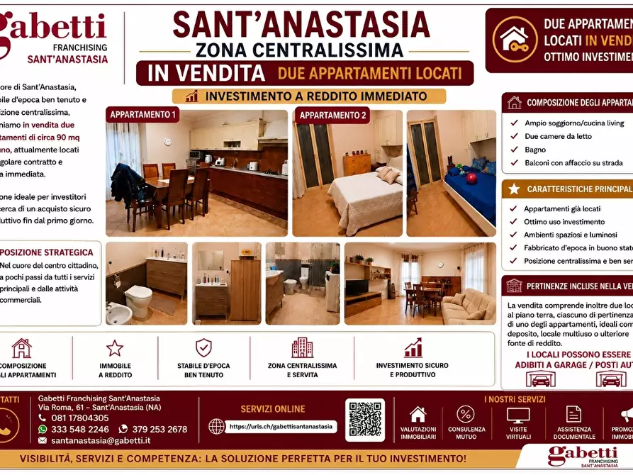 Immagine 1 di Appartamento in vendita  in Via Via Umberto, snc a Sant'anastasia