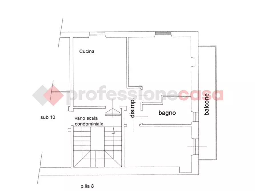 Immagine 12 di Appartamento in vendita  in Via vecchia fiuggi, 378 a Fiuggi