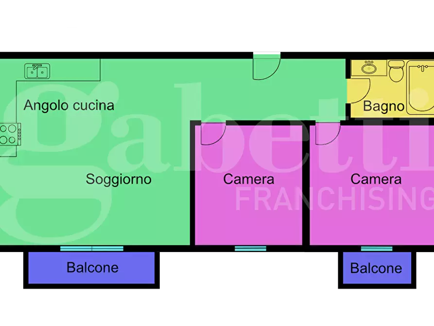 Immagine 2 di Appartamento in vendita  in Via NicolÃ² Paganini a Bologna