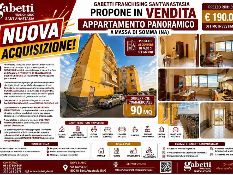Immagine 16 di Appartamento in vendita  in Via Orefice, 31 a Massa Di Somma