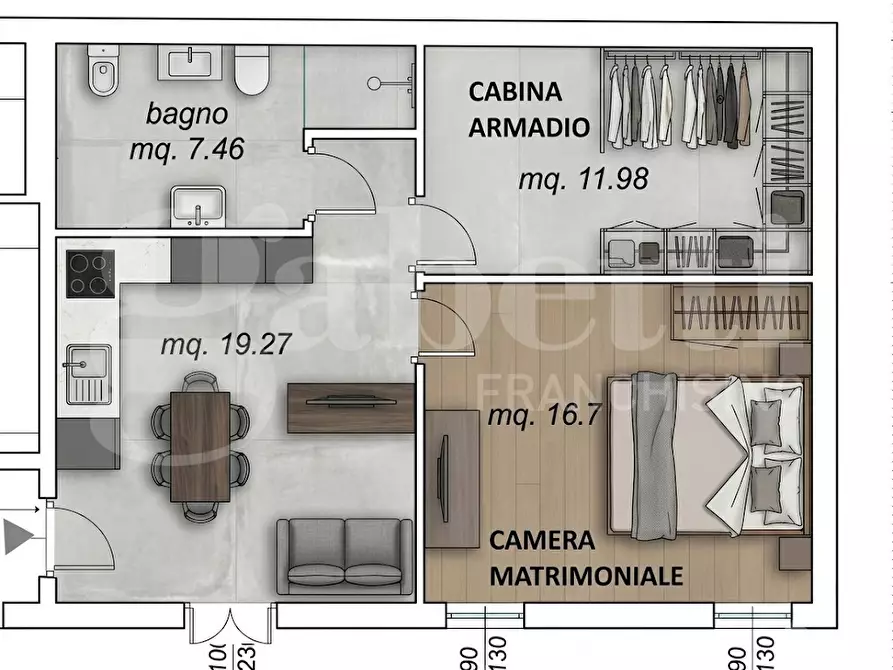 Immagine 12 di Appartamento in vendita  in Via BRONDOLO - VIA BRONDOLO, 00 a Chioggia