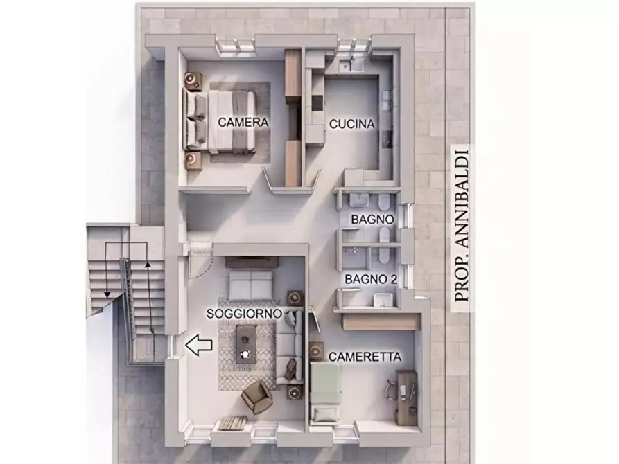 Immagine 20 di Appartamento in vendita  in Corso traiano boccalini, 0 a Loreto