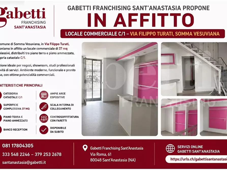 Immagine 10 di Negozio in affitto  in Via Filippo Turati, 2 a Somma Vesuviana
