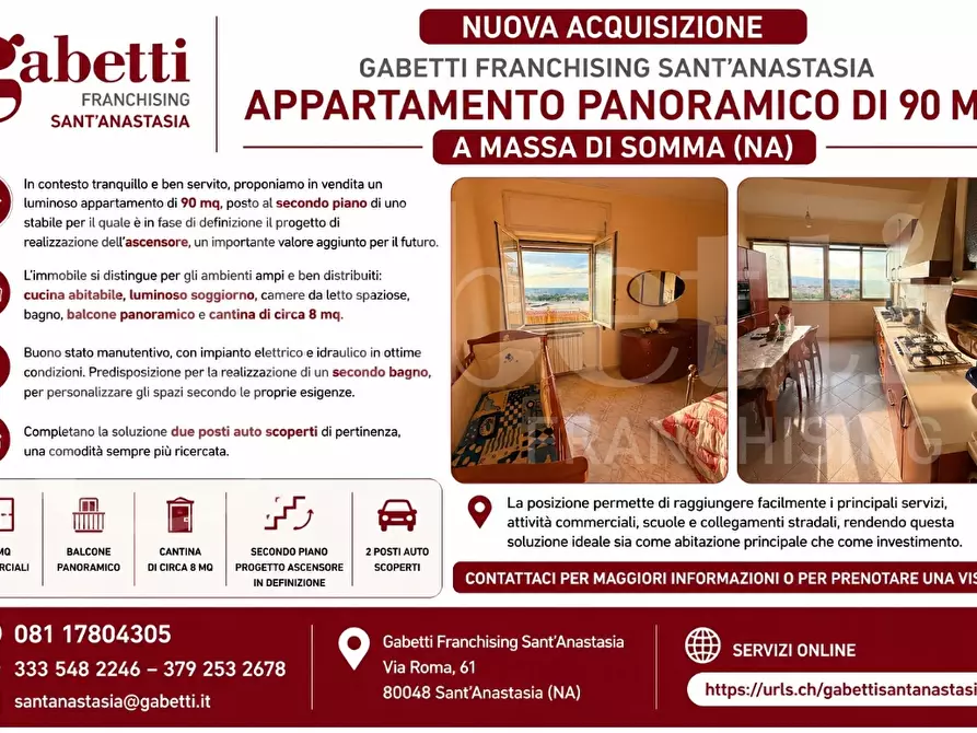 Immagine 14 di Appartamento in vendita  in Via Orefice, 31 a Massa Di Somma