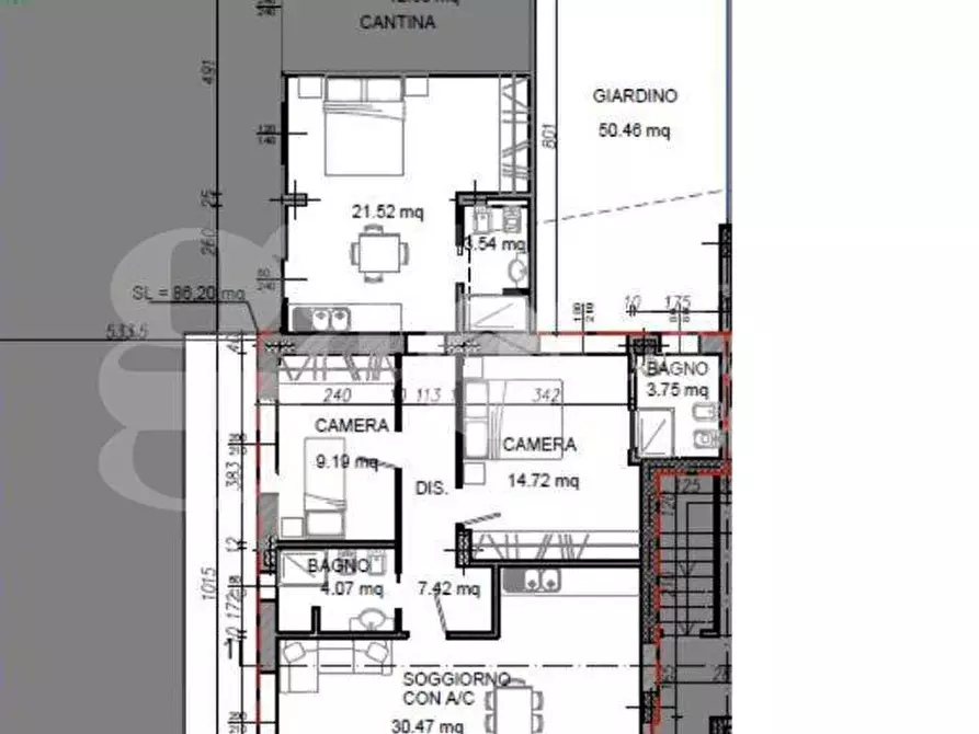 Immagine 2 di Appartamento in vendita  in Via fienilone, 48 a Cervia