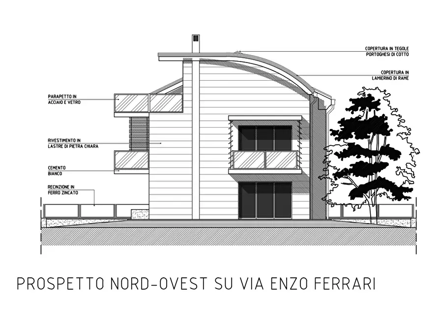 Immagine 4 di Casa bifamiliare in vendita  in Via Mattarelli, 1 a Forli'