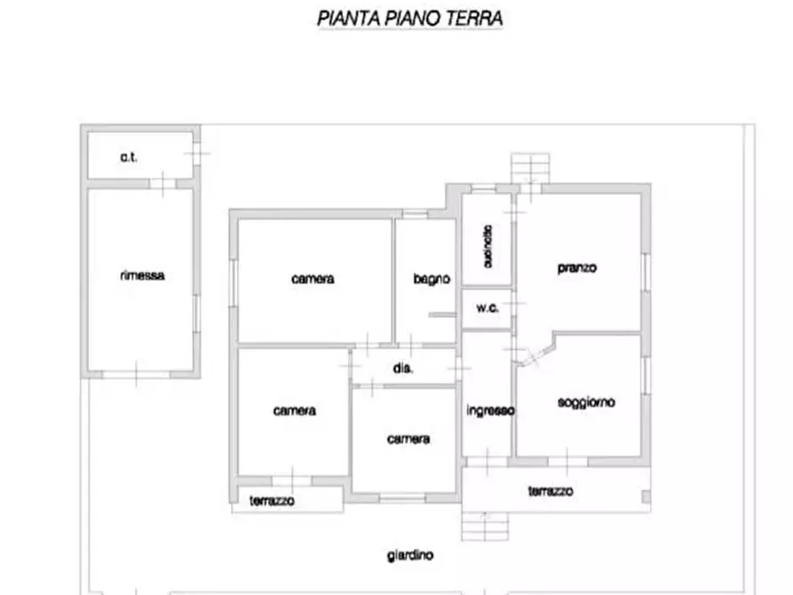 Immagine 1 di Villa in vendita  in VIA spallazani a Pistoia