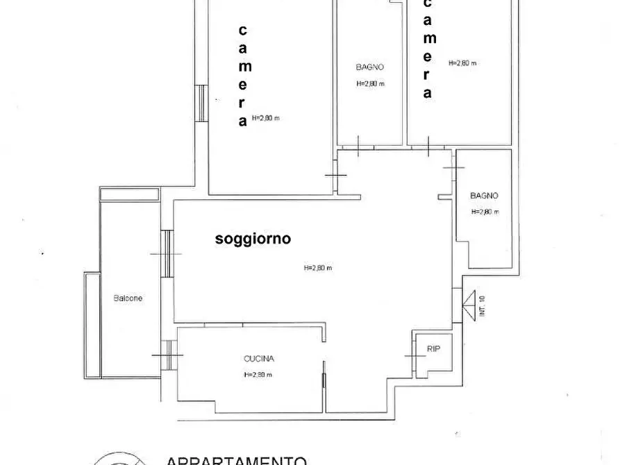 Immagine 22 di Appartamento in vendita  in VIA elio vittorini 109 a Roma